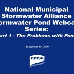 Stormwater Pond Webcast Series: Part 1 – The Problems with Ponds